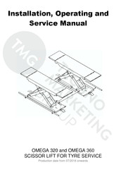 TMG OMEGA 360 Installation, Operating And Service Manual