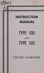 eXact 100 Instruction Manual