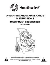 Southwire MAXIS MSB-SGRP-IMC Operating And Maintenance Instructions Manual