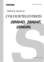 Toshiba 28N04N Service Manual