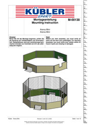 KÜBLER SPORT Arena Mini Mounting Instruction
