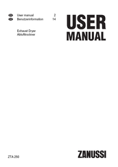 Zanussi ZTA 250 User Manual