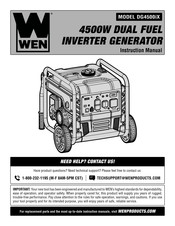Wen DG4500iX Instruction Manual