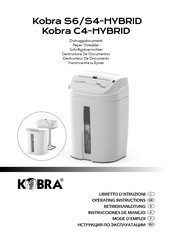 Kobra S4-HYBRID Operating Instructions Manual