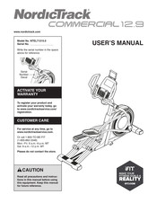 ICON Health & Fitness NordicTrack Commercial 12.9 User Manual
