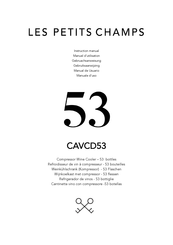 LES PETITS CHAMPS CAVCD53 Instruction Manual