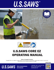 U.S.SAWS CORE EZ US28000 Operating Manual