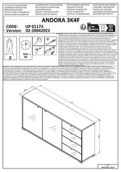 Dedeman ANDORA 3K4F Assembling Instruction