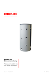 Dimplex BTHC 1000 Installation And Operating Instruction