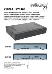 Velleman DVR4L2 Quick Installation Manual