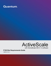 Quantum ActiveScale P100 Site Preparation And Requirements Manual