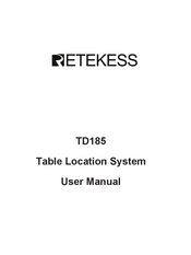 Retekess TD185 User Manual