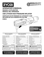 Ryobi FVIF51 Operator's Manual