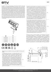 GTV AE-GM2SBAR-10 Assembly Instruction Manual
