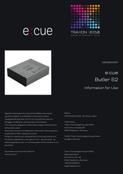 Traxon Technologies e:cue Butler S2 Information For Use