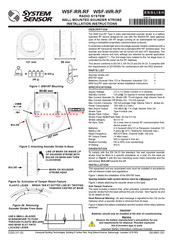 System Sensor WSF-RR-RF Installation Instructions Manual
