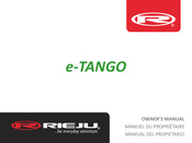 RIEJU e-TANGO Owner's Manual