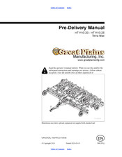 GREAT PLAINS Terra Max HT1110-20 Predelivery Manual