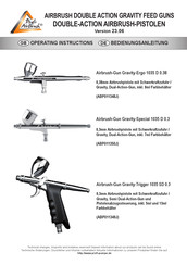 Profi-pumpe Profi-AirBrush Gravity-ERGO 1035 D 0.38 Operating Instructions Manual