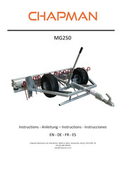 Chapman MG250 Instructions Manual