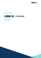 HBK FUSION User Manual