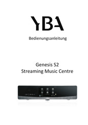 YBA DESIGN Genesis S2 Manual