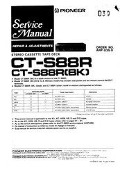 Pioneer CT-S88R Service Manual