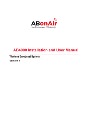 ABonAir AB4000 Installation And User Manual