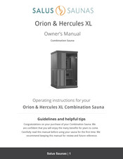 Salus Orion Owner's Manual