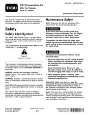 Toro 135-6822 Installation Instructions Manual