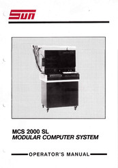 Sun Microsystems MCS 2000 SL Operator's Manual