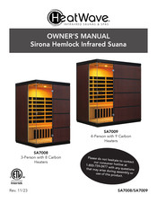 Heatwave Sirona Hemlock SA7009 Owner's Manual