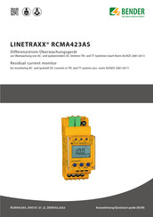 Bender RCMA423AS Quick Start Manual