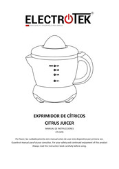 Thulos ELECTROTEK ET-EX70 Operating Instructions Manual