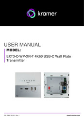 Kramer EXT3-C-WP-XR-T User Manual