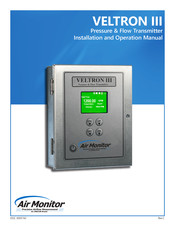 Air Monitor VELTRON III Installation And Operation Manual