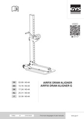 GYS AIRFIX DRAW ALIGNER G Manual