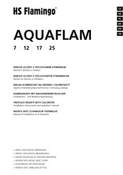 HS Flamingo AQUAFLAM 25 Installation Instructions And Operation Manual
