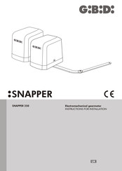 GBD SNAPPER 250 Instructions For Installation Manual
