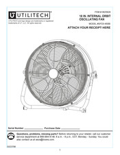 Utilitech 0625628 Manual