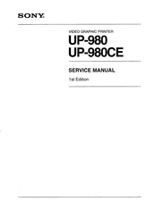 Sony UP-980CE Service Manual