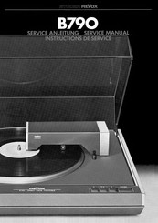STUDER REVOX B790 Service Manual