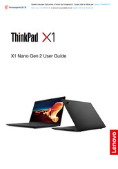 Lenovo ThinkPad X1 Nano Gen 2 Linux User Manual