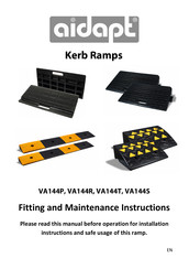 aidapt VA144R Fitting And Maintenance Instructions