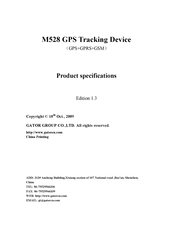 Gator M528 Installation Manual
