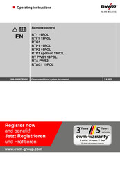 EWM RTA PWS2 Operating Instructions Manual