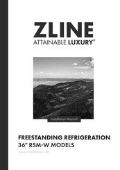 Zline RSM-W-36 Installation Manual