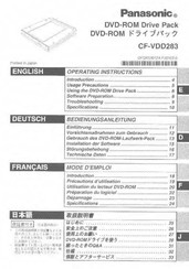 Panasonic CF-VDD283 Operating Instructions Manual