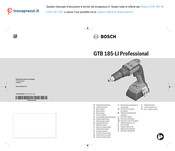 Bosch Professional GTB 185-LI Original Instructions Manual