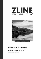Zline T95 Installation And User Manual